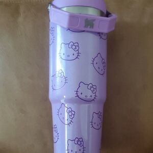 Stanley Hello Kitty Purple Tumbler 30oz (One Scratch At Bottom Shown In Photo)